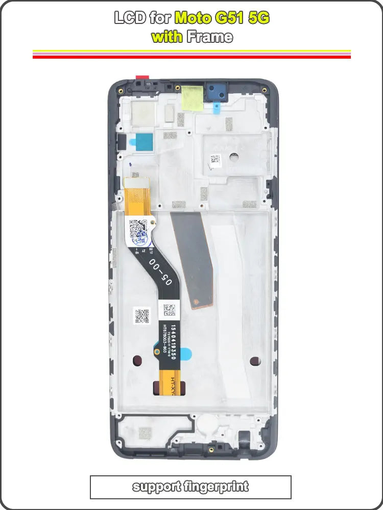 LCD for Motorola Moto G51 5G LCD Display Touch Screen Digitizer Assembly Replacement for Moto G51 5G XT2171-1 Phone LCD Screen