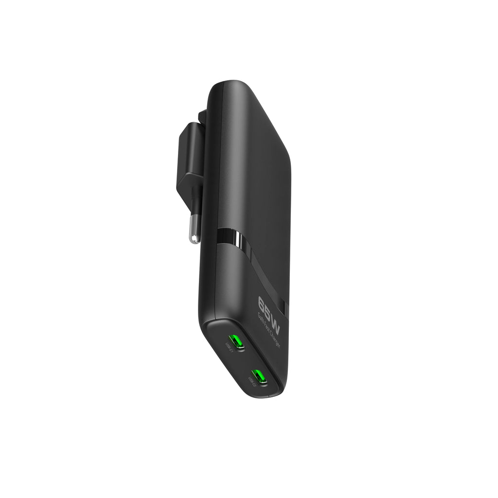 New 65W GaN Charger Ultra-thin Foldable Plug EU Plug Dual US