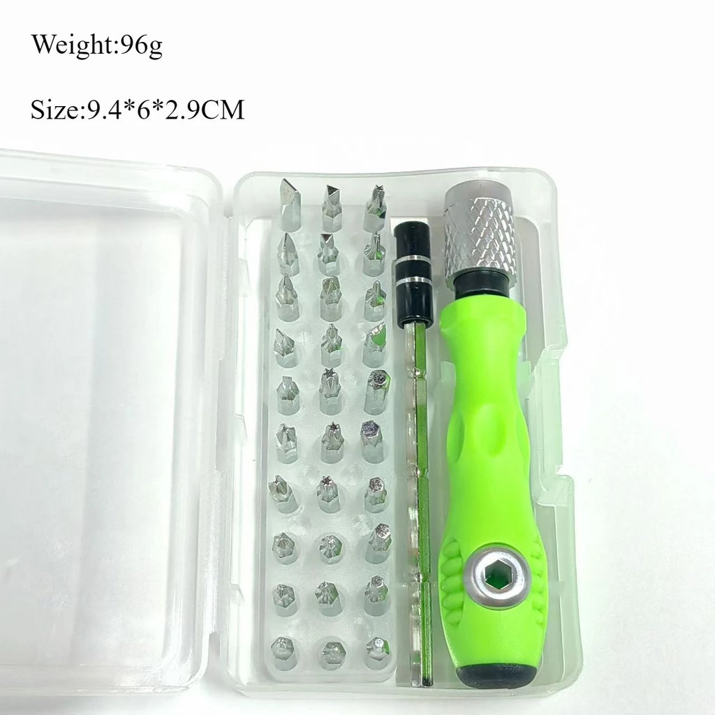 32 in 1 Mini Precision Screwdriver Set with Magnetic Bits Repair Tool Kit for Phone Mobile IPad Camera Maintenance