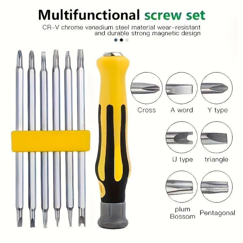 2026 7-in-1 Precision Premium Screwdriver Set Durable Tools 