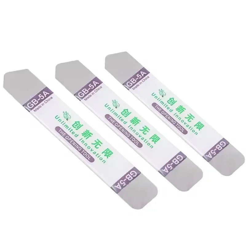 1-6Pcs Metal Flat Soft Blade Crowbar Pry Opener Repair Kit for Mobile Phone Broken Screen Glue Removal Battery Opening Tools