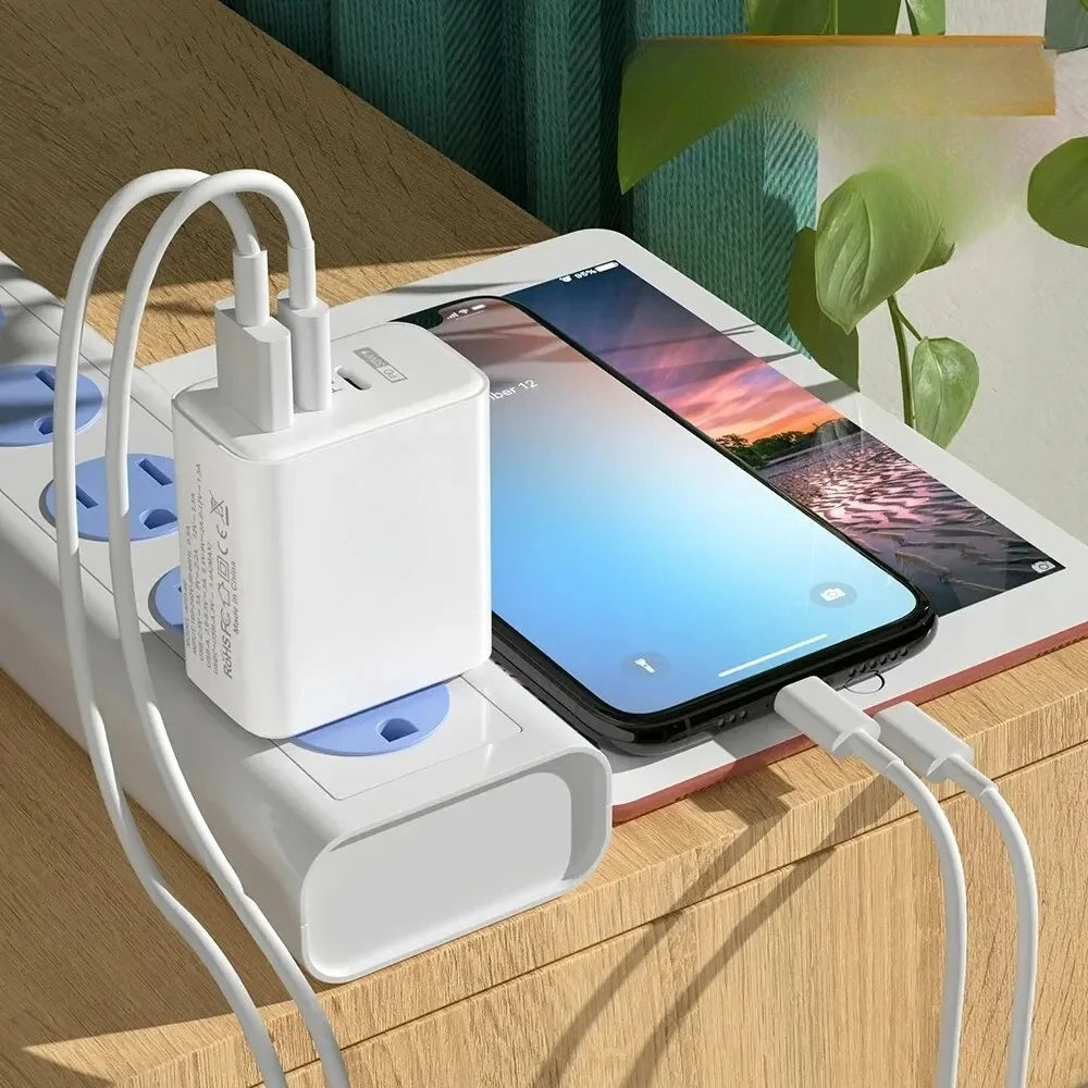 Charger USB PD Type-C Multi-Port Mobile Phone Adapter for iP