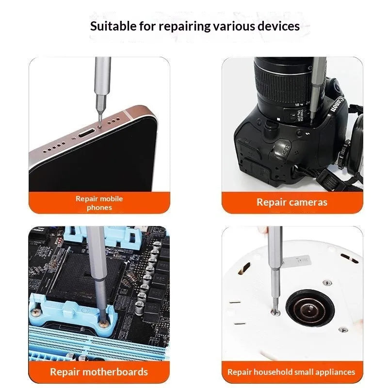 Magnetic Screwdriver Set 115 in 1 Precision Repair Kit with 