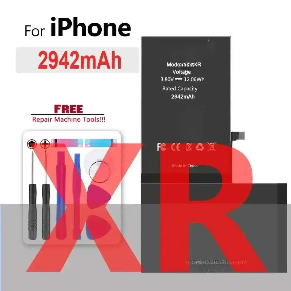 Li-ion Battery For iPhone 11 12 13 14 15 Pro Max Mini Plus SE X XR XS Max 12mini 13pro 13promax Replacement Phone Batteries
