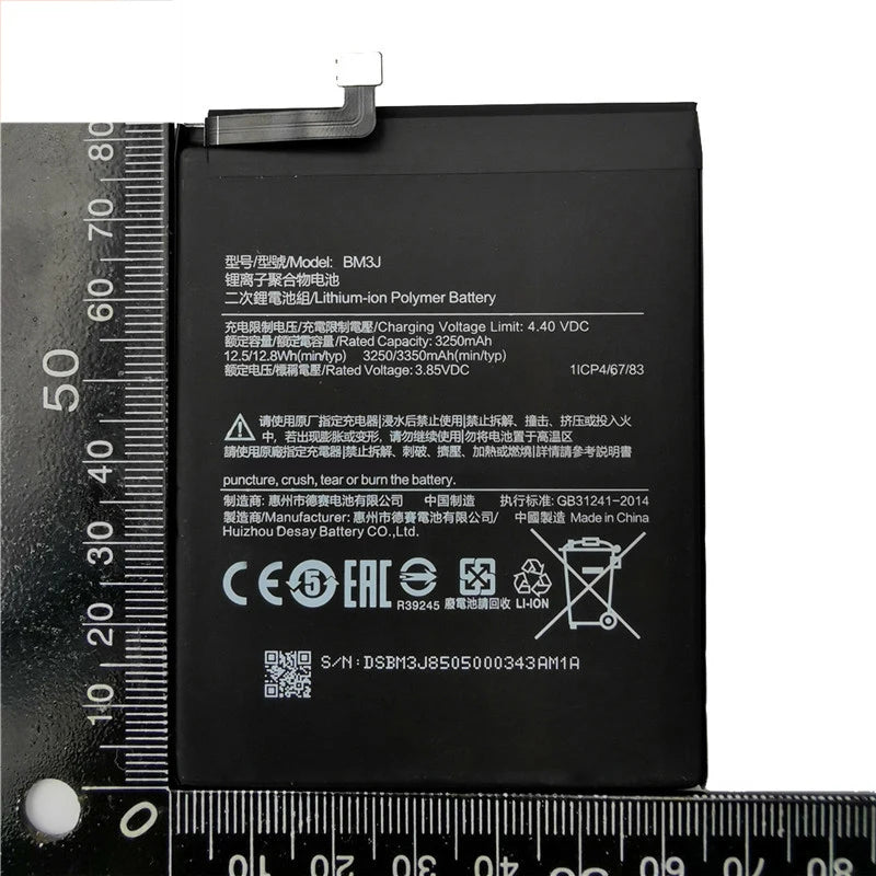 100% BM3J 3350mAh battery For Xiaomi 8 Lite MI8 Lite BM3J Hi