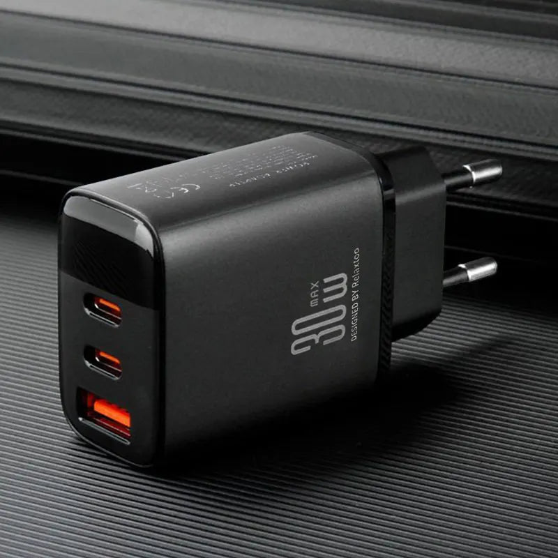 65w USB Type-C Charger PD Fast Charger Quick Charger PD 45W 30w Dual USB C Charger For iPhone For Samsung S26 S25 Laptop Tablet