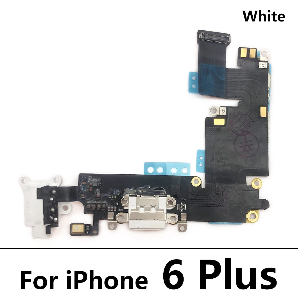 For Iphone 6 6S 7 8 Plus Dock Connector Micro USB Charger Charging Port Flex Cable Microphone Board Replacement Parts