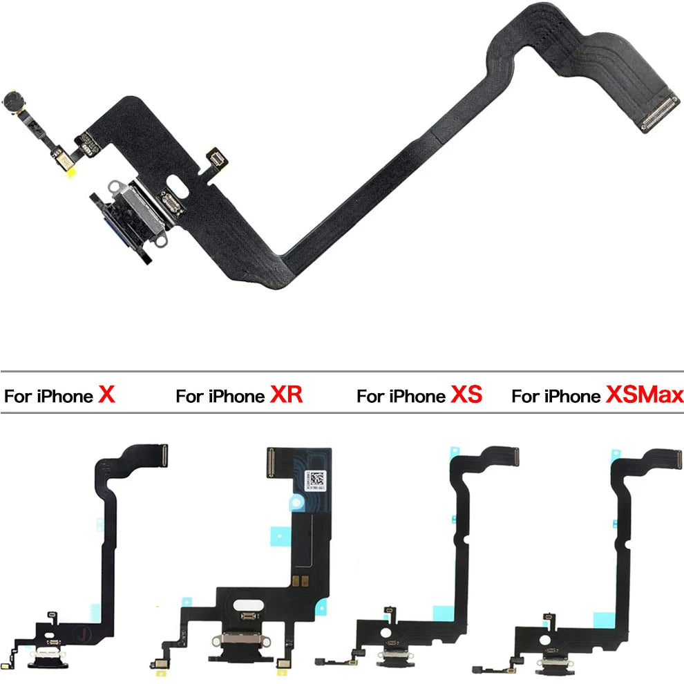 Charging Port Flex For iPhone X XR XS Max USB Charger Dock C