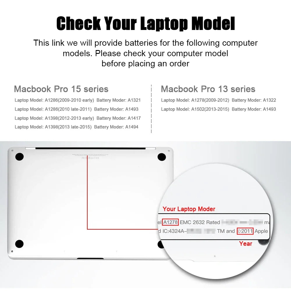 SKOWER Laptop Battery For Apple Macbook Air 11 13 Inch A1466
