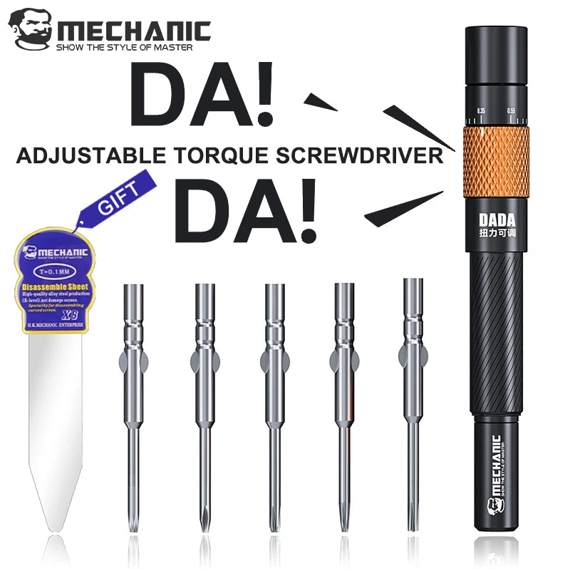 MECHANIC DADA Adjustable Torque Screwdriver Phone Disassembl