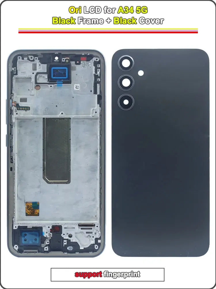 New Replacement for Samsung Galaxy A34 5G LCD Display Suitable for A34 5G A346E A346B A346M Mobile Phone LCD Screen Touch Screen