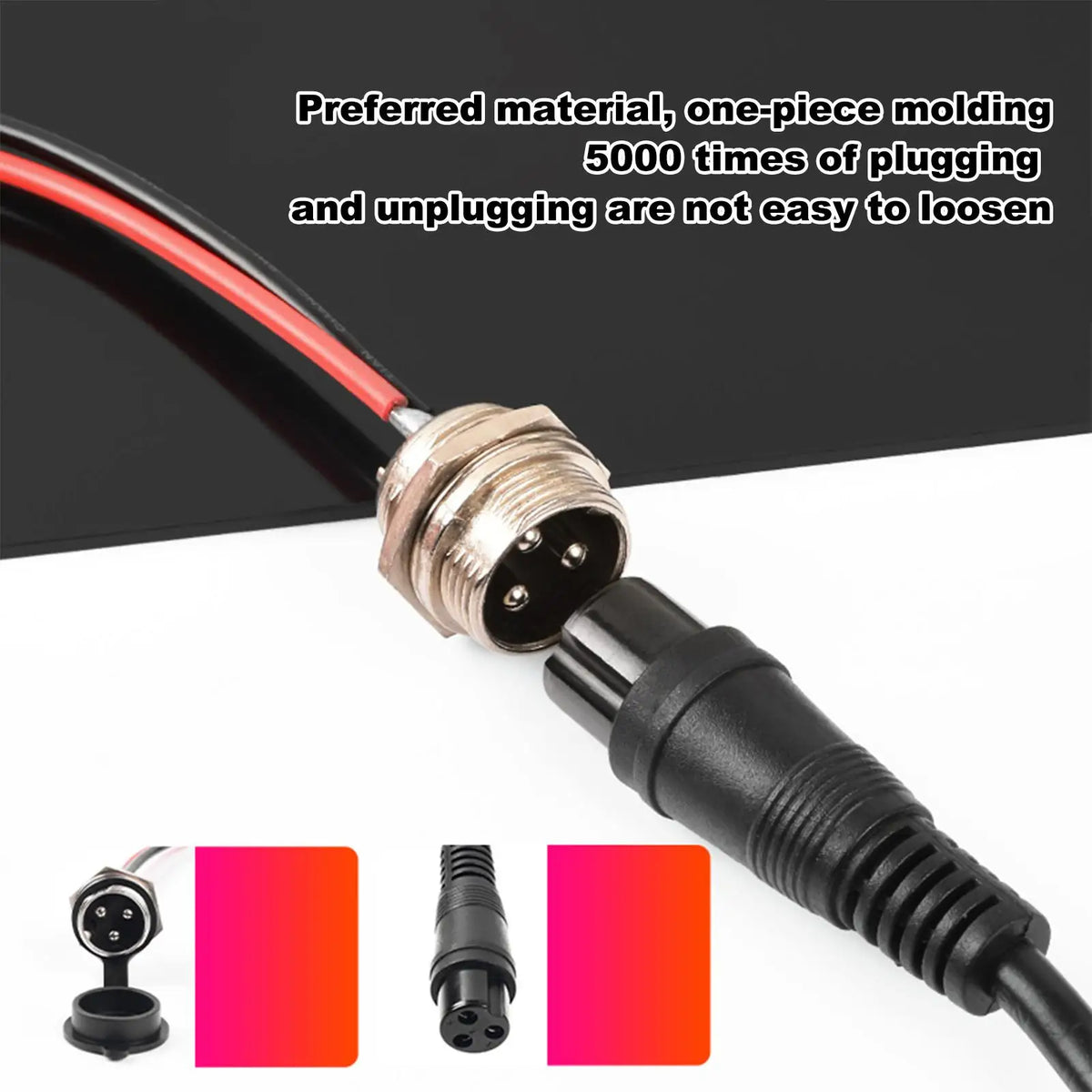 220V/10A Balancing Scooter Hoverboard 3 Pin Aviation Head Ch