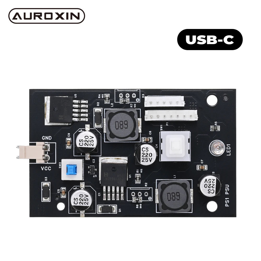 PS1PSU USB C 12V3A Power Supply Board For Playstation 1 Fat 
