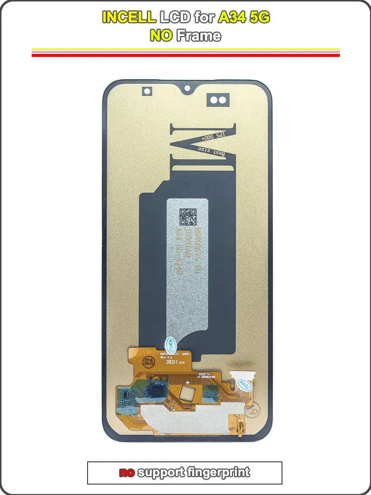 New Replacement for Samsung Galaxy A34 5G LCD Display Suitable for A34 5G A346E A346B A346M Mobile Phone LCD Screen Touch Screen