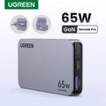 UGREEN 65W GaN Charger Quick Charge 4.0 3.0 USB C Charger Fo