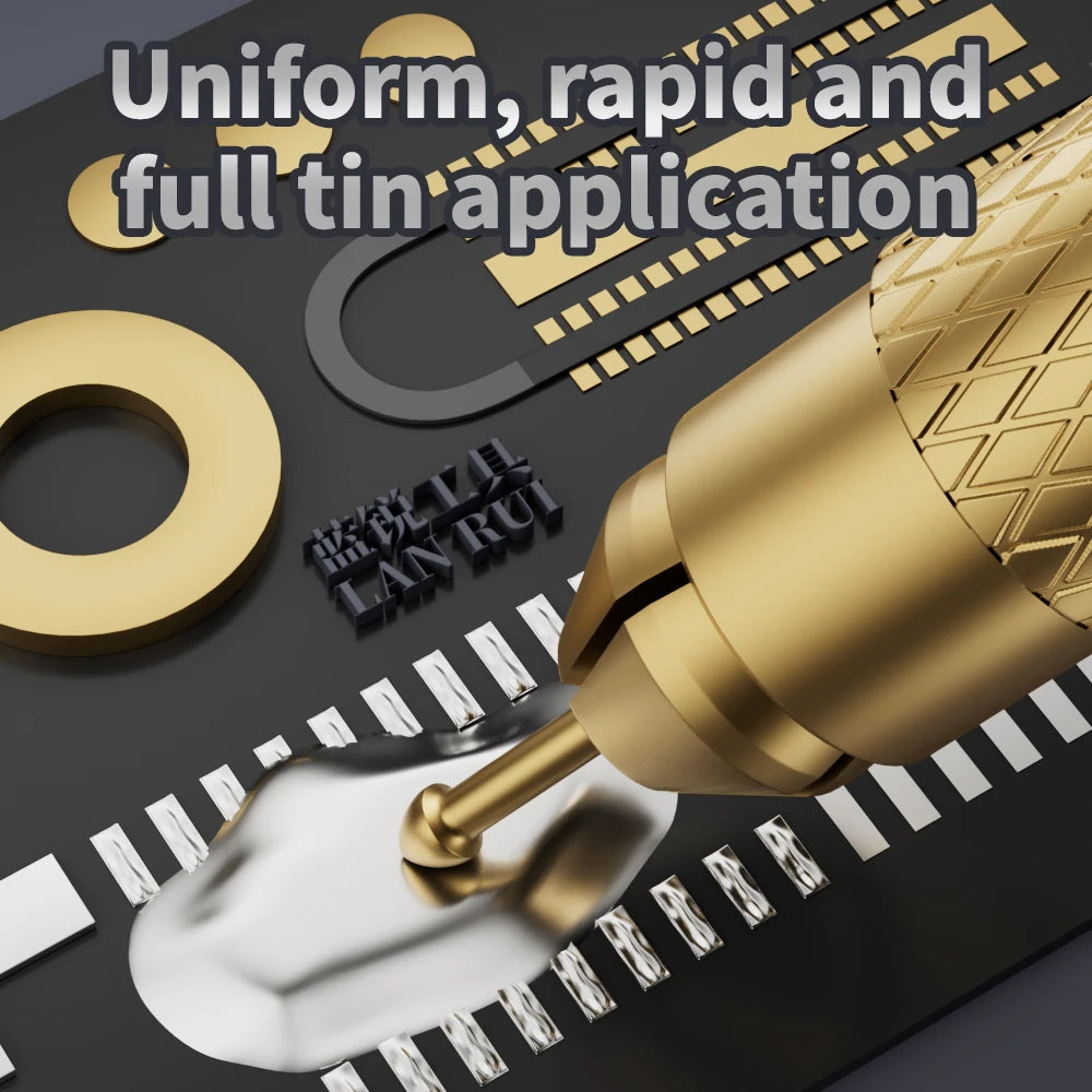 LANRUI M24 Tin Drag Needle Set Red Copper FPC Connector Reba