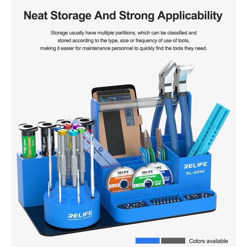 RELIFE RL-001H 360 Rotating Intelligent Repair Storage Rack 