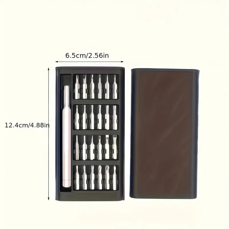 25 in 1 Mini Screwdriver Set Flat Head and Cross Shaped Smal