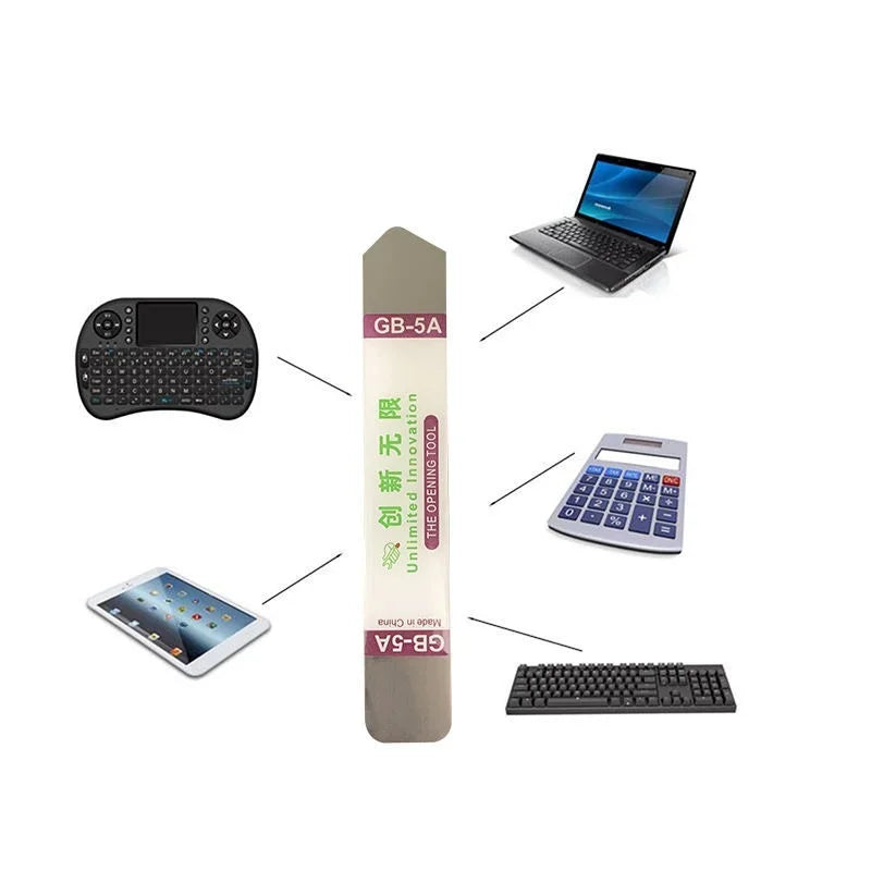 6/1Pcs Stainless Steel Blade Soft Ultra Thin Pry For Phones 