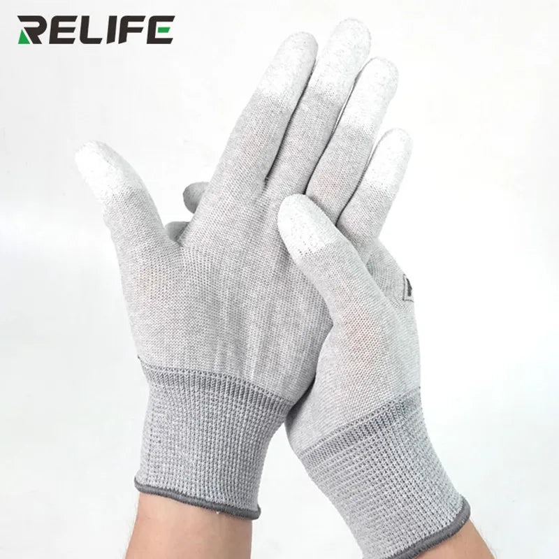 RELIFE RL-063 Anti-Static Gloves for Phone Computer Repair A