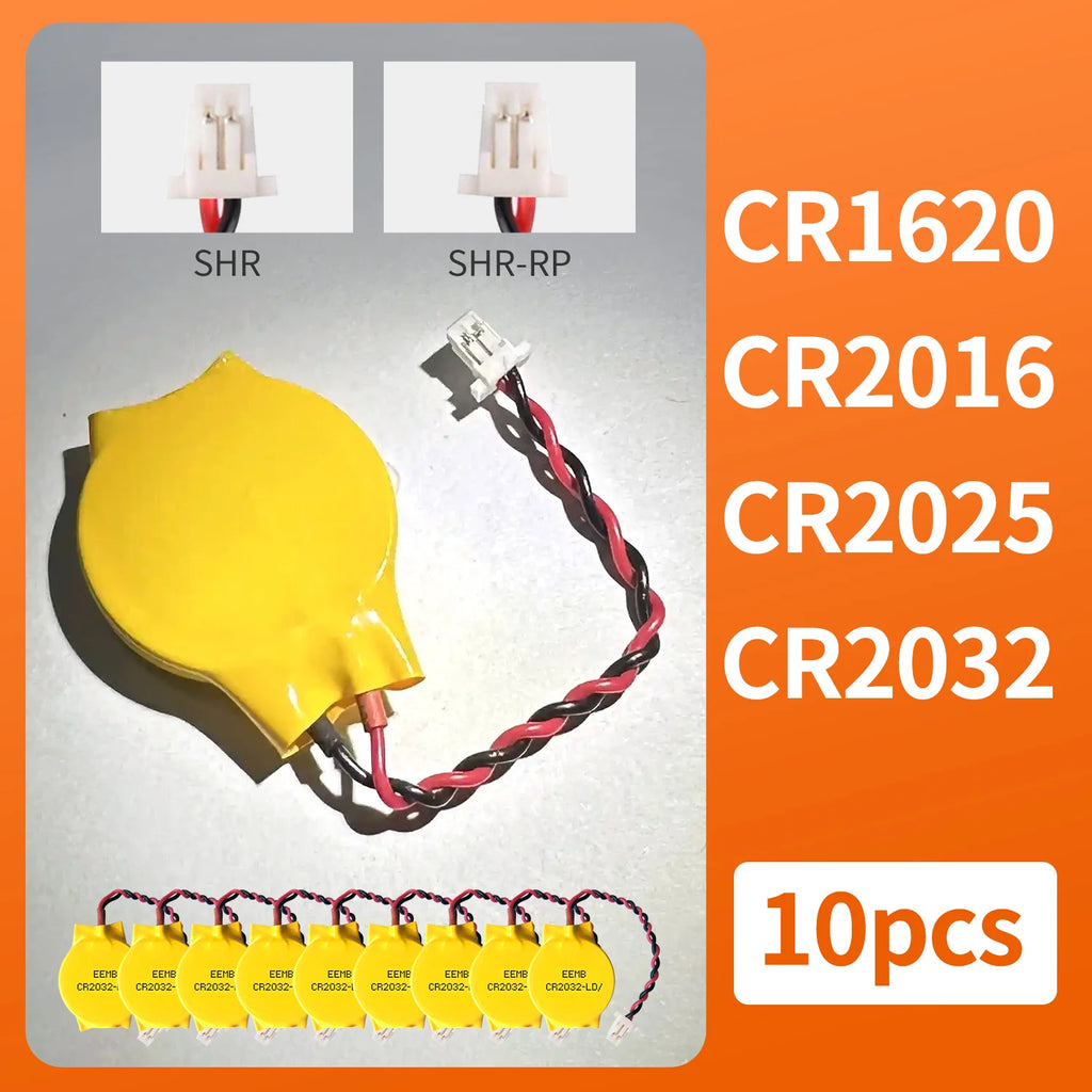 10pcs CR2032/CR2016/CR1620/CR2025 CMOS Battery 3V Batteries 