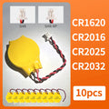 10pcs CR2032/CR2016/CR1620/CR2025 CMOS Battery 3V Batteries 