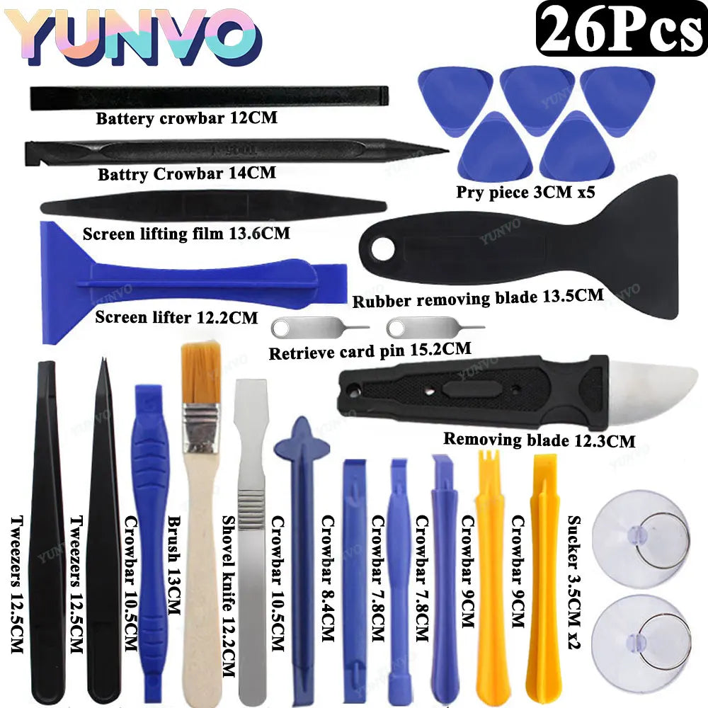 Universal Screen Opening Pry Tool Kit Plastic Spudger Disass
