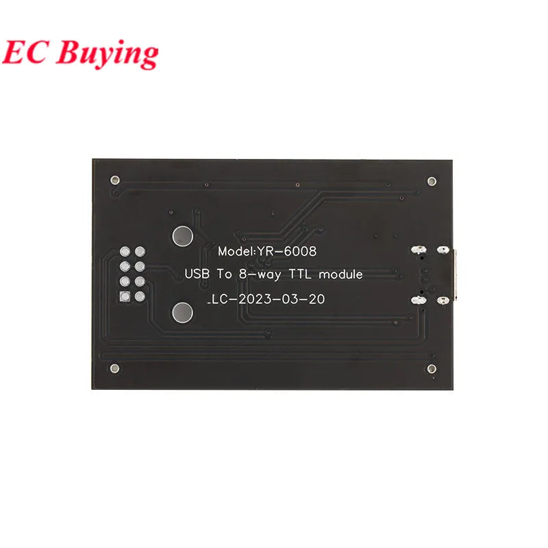 USB to 8 Channels Way TTL RS232 RS-232 Serial Port Module CH