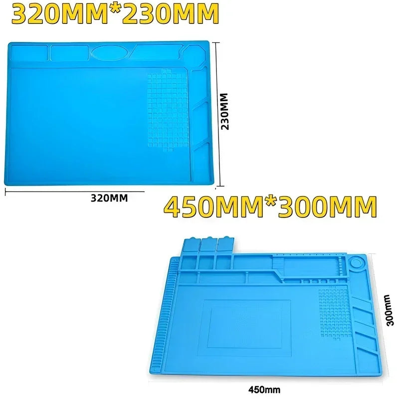 Repair Pad Insulation Heat-Resistant Soldering Station Silic