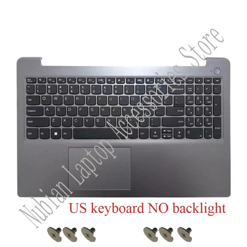 New For IdeaPad 3 15ADA6 15ITL6 15ALC6 2021 Laptop LCD Back Cover Front Bezel Palmrest Bottom Case Keyboard Hinges