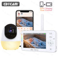 4.3 1080P WiFi Baby Monitor Phone APP Remote View Nanny Nigh