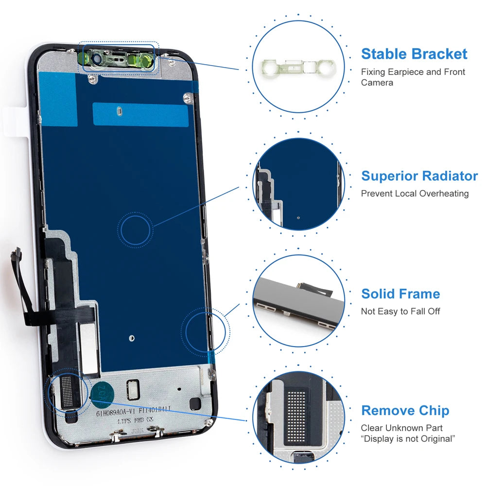 100% Tested Lcd For iPhone 11 Display 3D Touch Screen Replac
