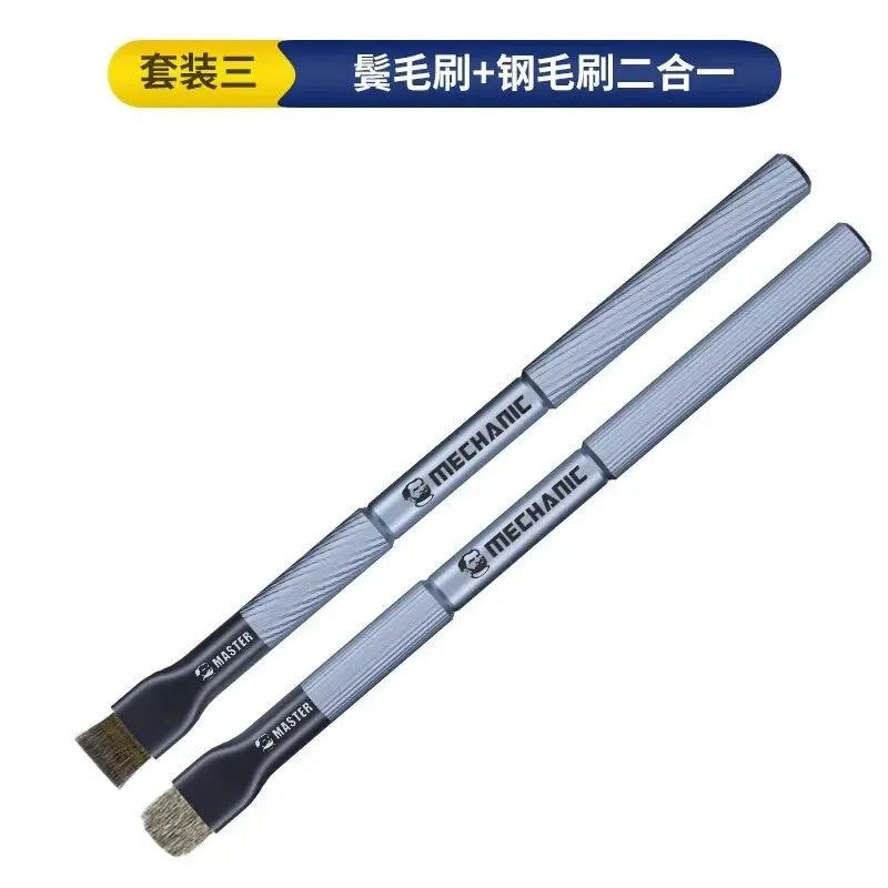 Mechanic Steel Brush Motherboard Chip Glue Removal IC Pad Cleaning PCB CPU Clean Dust PCB BGA Repair Soldering Brush