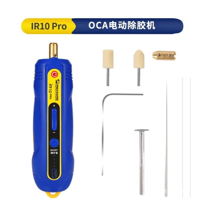 MECHANIC IR10 Pro IR13 IR14 IR16 Electric OCA Glue Removal Tools Rechargeable for Phone Screen Cleaning Grinding Cutting Polish