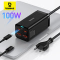 Baseus 100W 65W GaN Charger Desktop Laptop Fast Charger 4 in