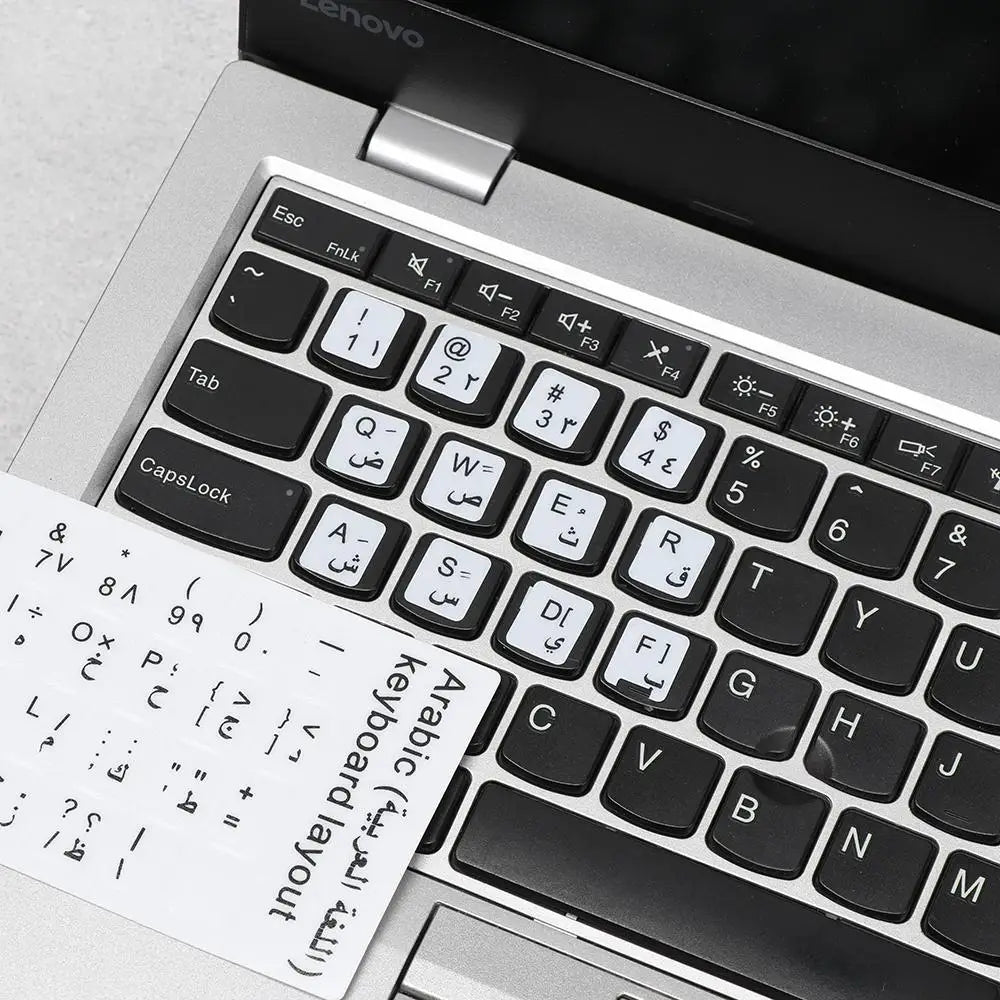 Wear-resistant Keyboard Stickers Spanish/English/Russian/Deu