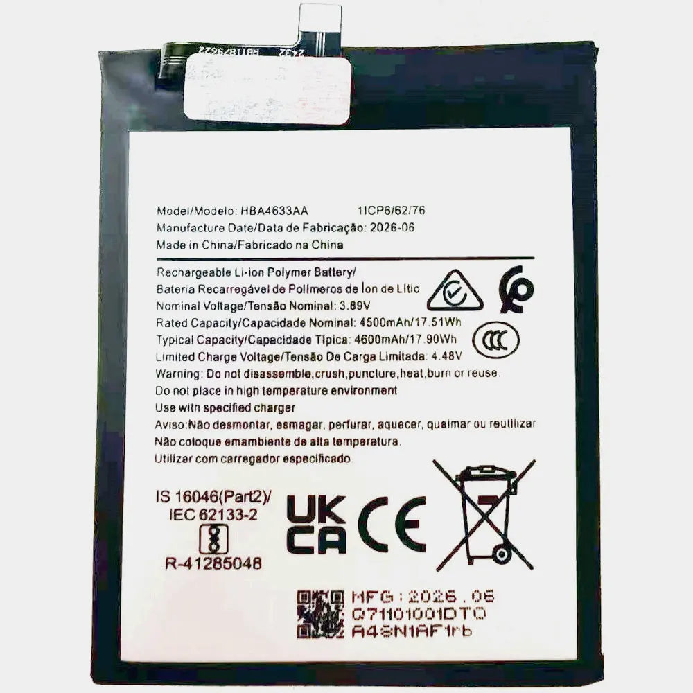 New 3.89V HBA4633AA High Quality Replacement Battery for HMD