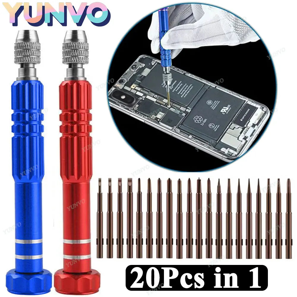 60x Mobile Phone Repair Tools Screwdriver Tablet Battery Dis