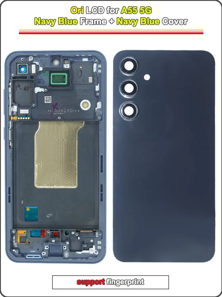 100% Tested LCD for Samsung Galaxy A55 5G LCD Display Touch Screen Digitizer Assembly for Samsung A55 5G A556 Phone LCD Screen
