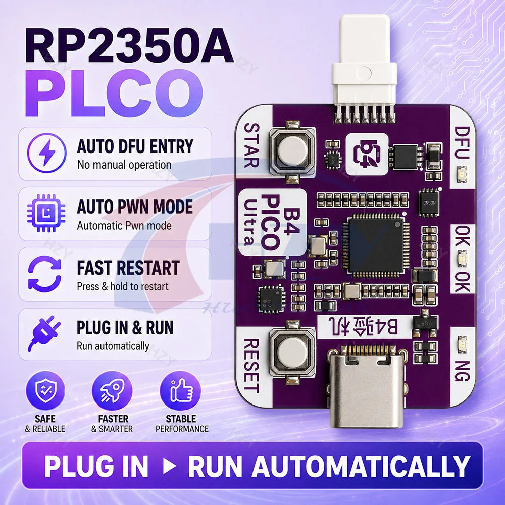 RP2350A PICO Engineering Test Box Auto DFU Tool No Manual DF