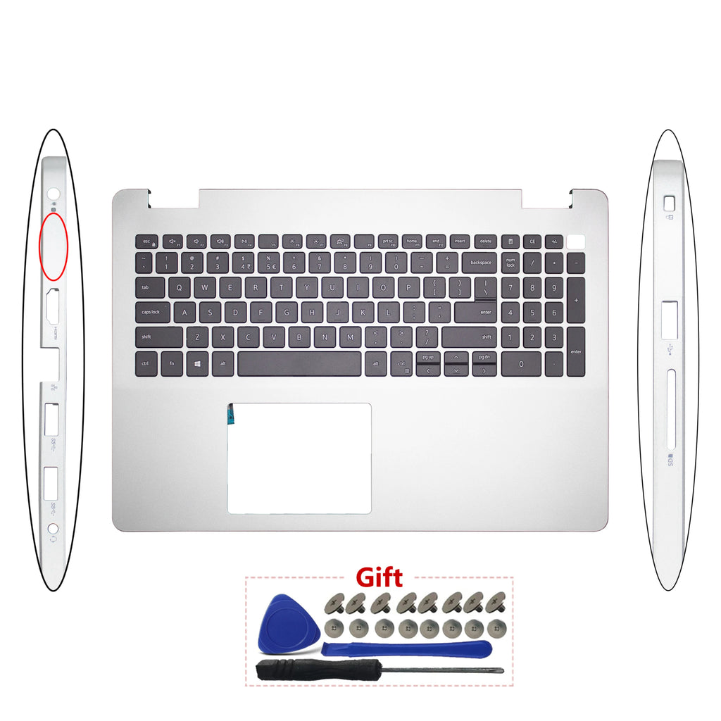 Original New For DELL Inspiron 15 3500 3501 3505 Laptop Palmrest Case Top Keyboard Cover Bottom Case 0KGHJK 0VJ342 01FPW2 0JHW9R