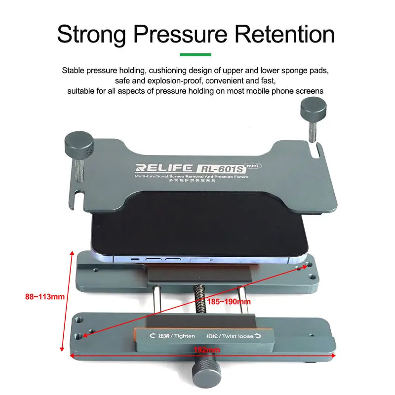 RELIFE RL-601S MINI 3 in 1 Multi-function Dismantling Screen