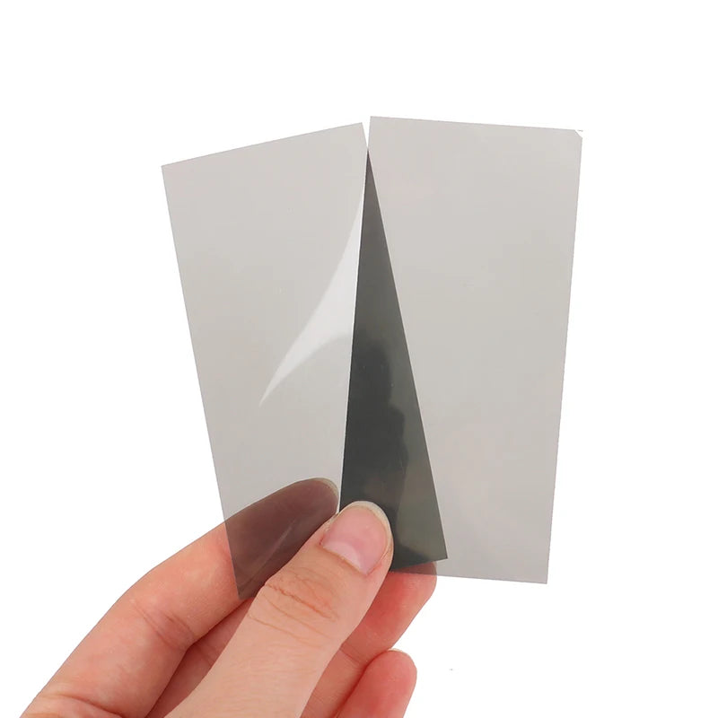 2Pcs 9 9CM Universal LCD Polarized Film Electric Vehicle Ima
