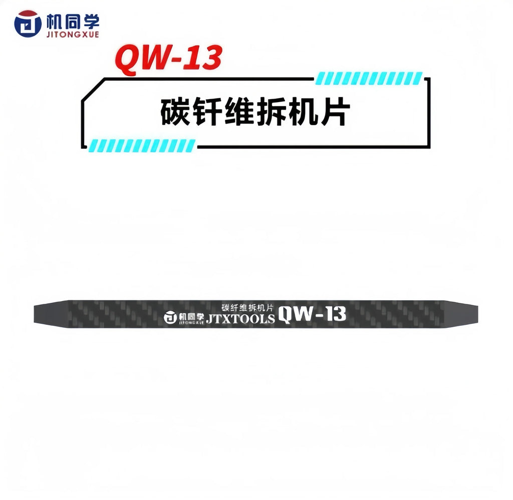 JTX QW11-14 Carbon Fiber Pry Tool for Phone Repair High Temperature Resistance LCD Screen Opening Card Disassembly Tool
