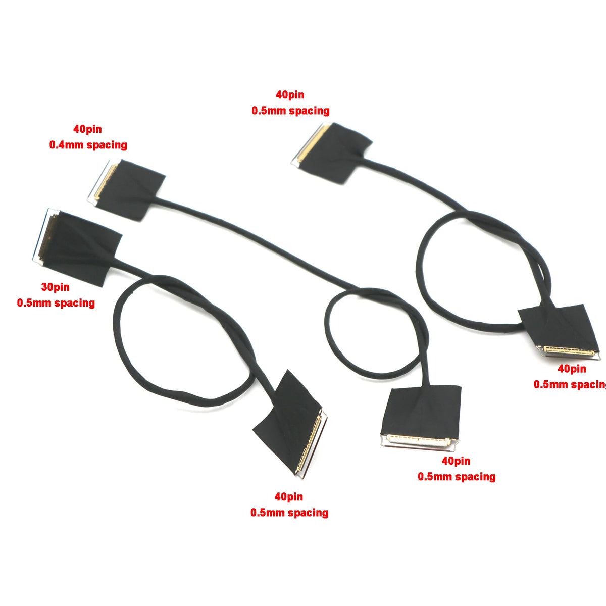 Coaxial EDP Screen Cable 0.5MM Pitch 40PIN 30PIN Video Signa