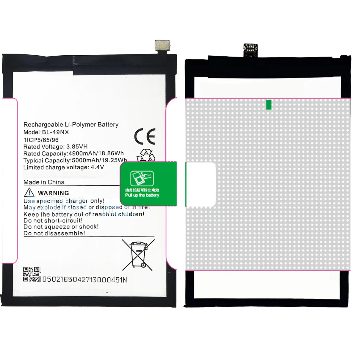 100% Original BL-49NX Battery For INFINIX Hot 30i/ X669/ X65