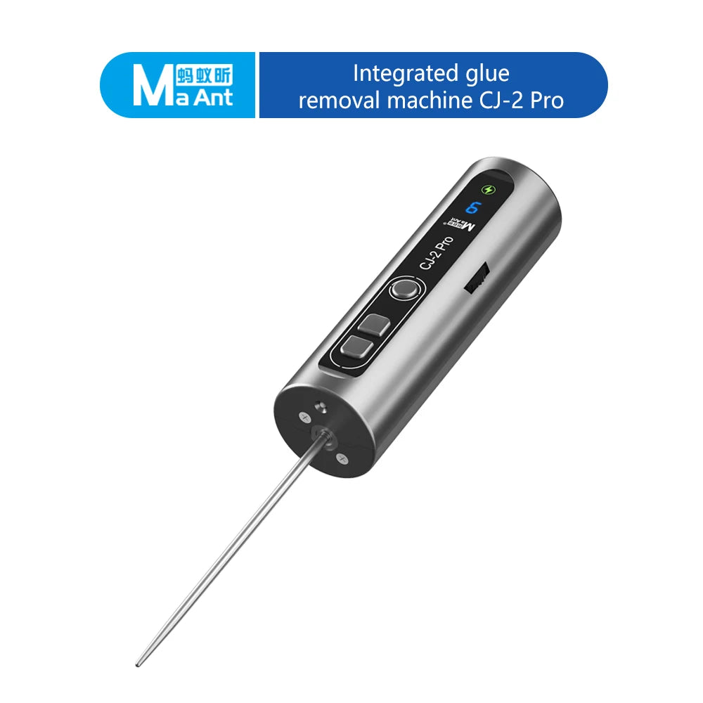 MaAnt CJ-2 Pro Electric OCA Glue Remover with 9-Speed Adjustable LED Display for Mobile Phone LCD Screen Cleaning Repair Tool