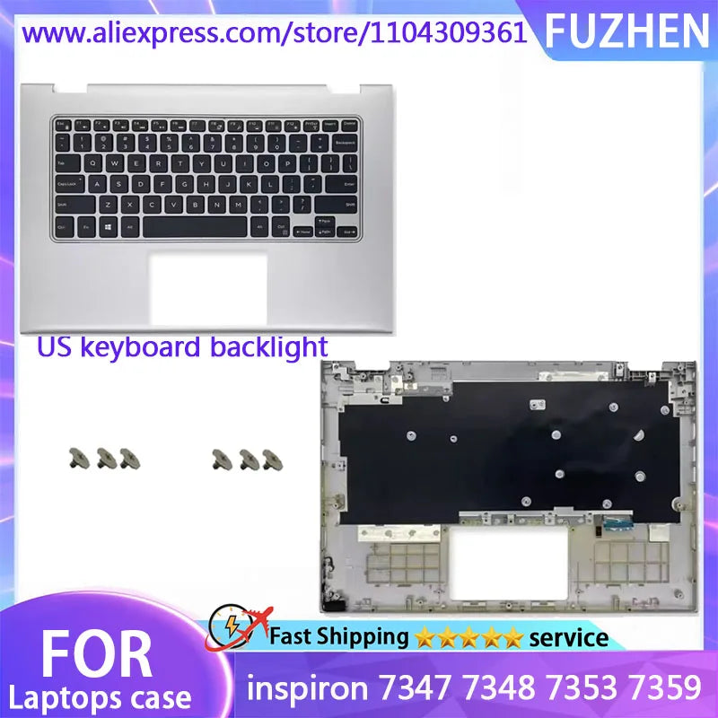 New Cover For Inspiron 7347 7348 7353 7359 LCD Rear Cover/Fr