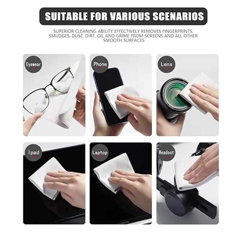 Microfiber Dust Cleaning Cloths Screen Keyboard Protector Co