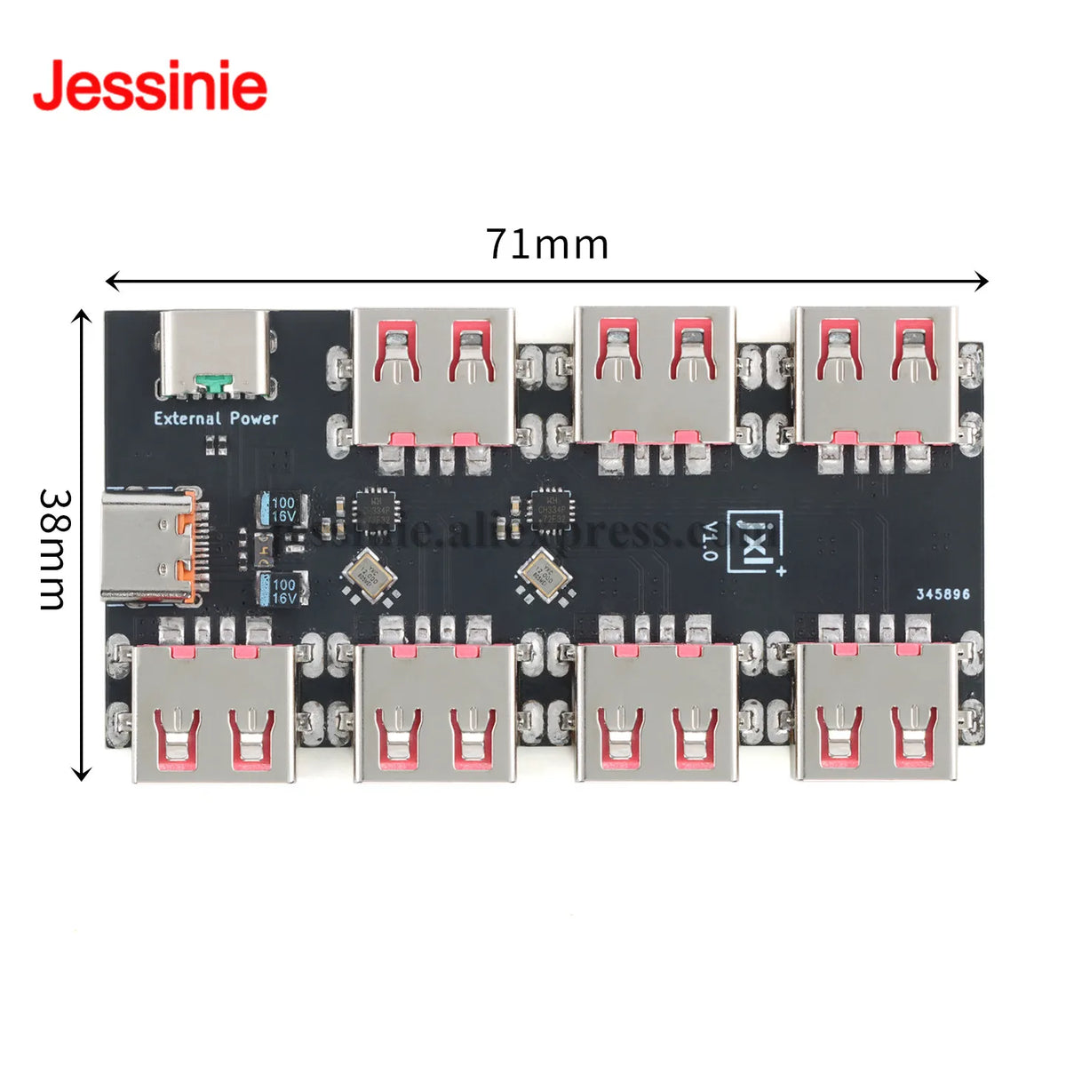 5pcs/1pc USBHUB USB 2.0 to 4 7 Channel Ways Hub PCB Module U